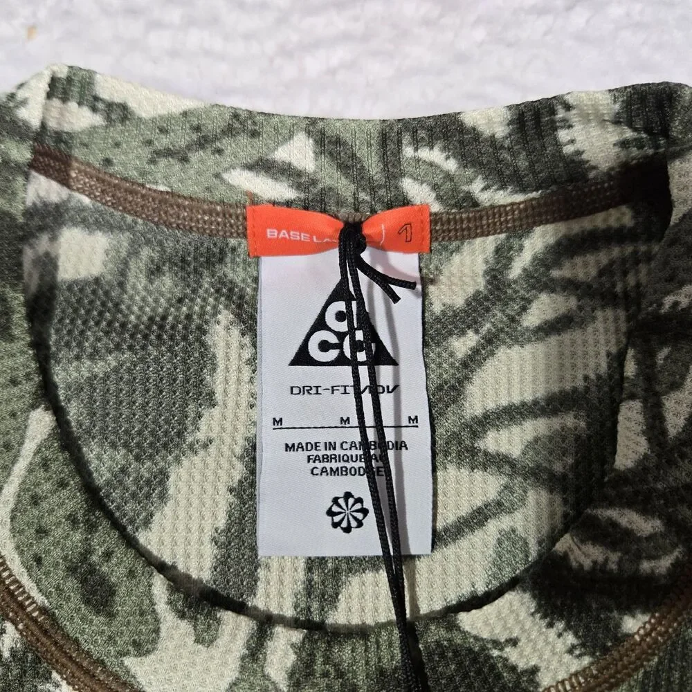 Nike ACG Mens Medium Shirt Chinati Texas Cactus Base Layer 1 HV0587-229 Dri Fit